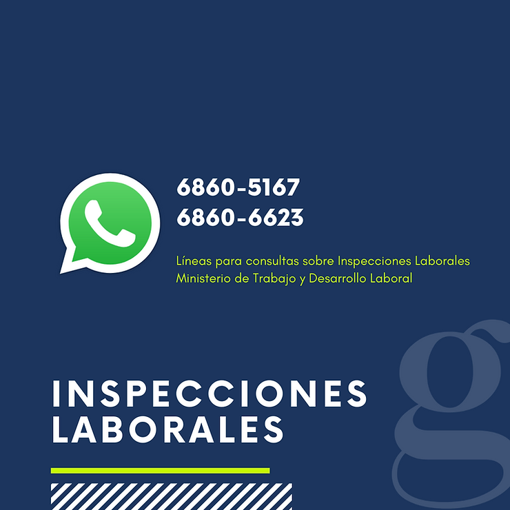 Comunicado MITRADEL - Inspecciones Laborales