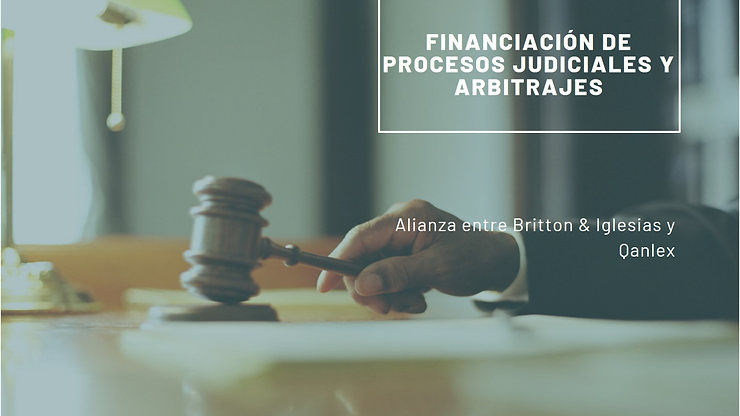 alianza con la firma de financiación de litigios y arbitrajes Qanlex